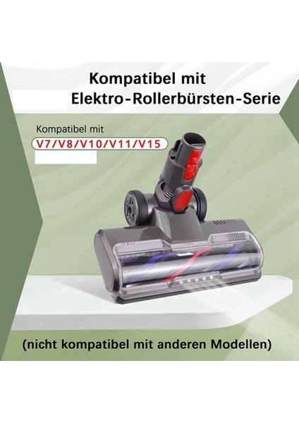 Yedek Aksesuar Parçaları Zemin Fırça Kafası Dyson V7 V8 V10 V11 Elektrikli Süpürge Aksesuarları Için Uyumlu (Yurt Dışından)