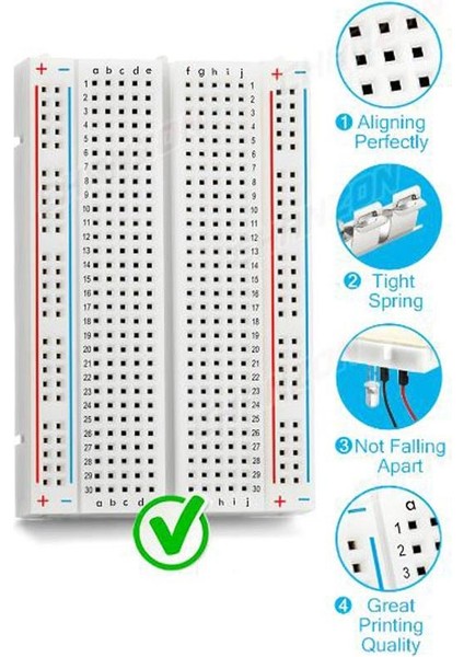 400 Pin Orta Boy Breadboard