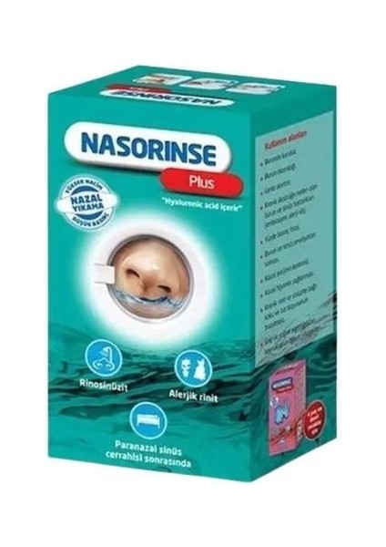 Nasorinse Plus 25 Adet Karışım Poşeti + 1 Uygulama Şişesi