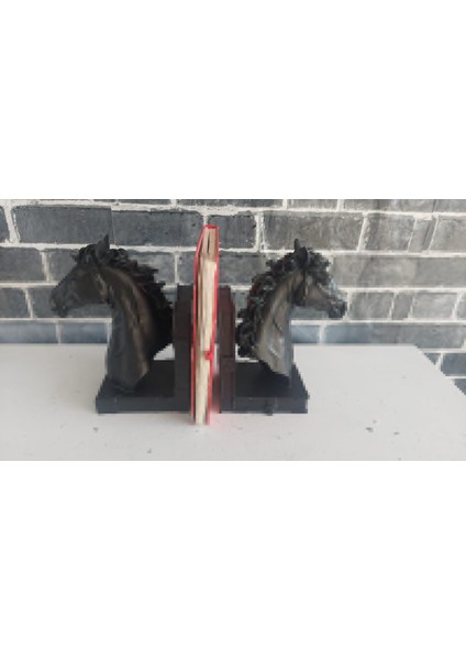 At Kitap tutucu 2!li Set, Dekoratif Obje, Hediyelik, Süs Eşyası