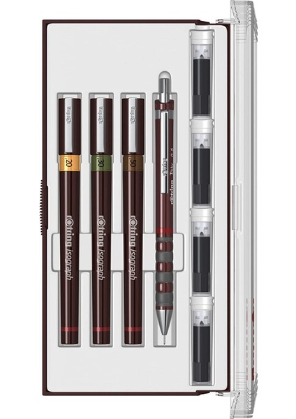 Isograph Set (0.2-0.3-0.5 Mm) + Tikky Mekanik Kurşun M 0.5 mm - S0699320