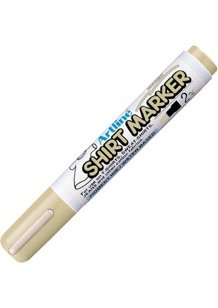 : Shirt Marker Tişört & Kıyafet Markör Kalemi : 2,0 mm : Bej