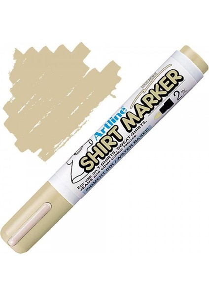 : Shirt Marker Tişört & Kıyafet Markör Kalemi : 2,0 mm : Bej fiyatları