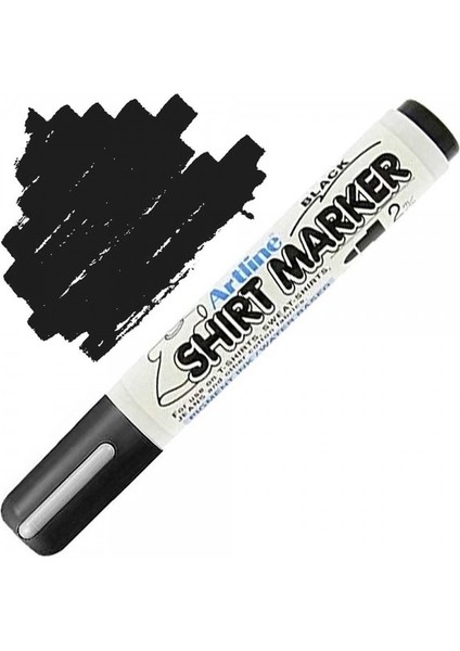 : Shirt Marker Tişört & Kıyafet Markör Kalemi : 2,0 mm : Siyah