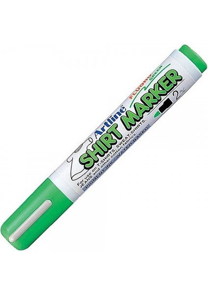 : Shirt Marker Tişört & Kıyafet Markör Kalemi : 2,0 mm : Fosforlu Yeşil