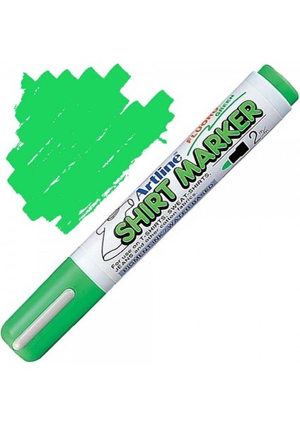 : Shirt Marker Tişört & Kıyafet Markör Kalemi : 2,0 mm : Fosforlu Yeşil fiyatları