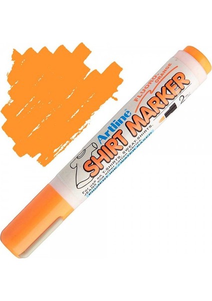 : Shirt Marker Tişört & Kıyafet Markör Kalemi : 2,0 mm : Fosforlu Turuncu fiyatları