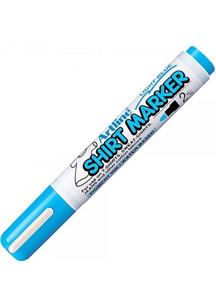 : Shirt Marker Tişört & Kıyafet Markör Kalemi : 2,0 mm : Açık Mavi
