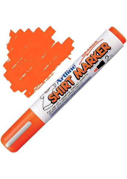 : Shirt Marker Tişört & Kıyafet Markör Kalemi : 2,0 mm : Turuncu fiyatları