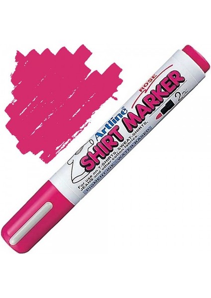 : Shirt Marker Tişört & Kıyafet Markör Kalemi : 2,0 mm : Gül fiyatları
