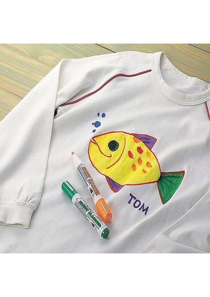: Shirt Marker Tişört & Kıyafet Markör Kalemi : 2,0 mm : Gül modelleri