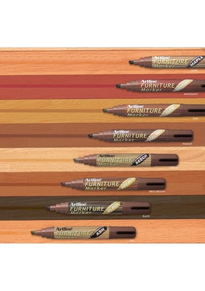 : 95 Furniture Kesik Uç Mobilya Markörü : 2,0-5,0 mm : Ceviz modelleri