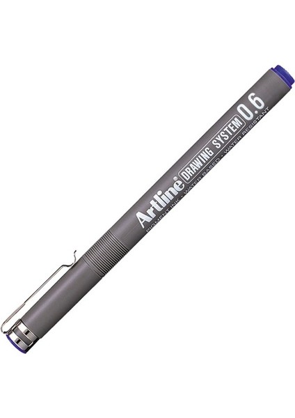 : Drawing System Teknik Çizim Kalemi : 0,6 mm : Mavi