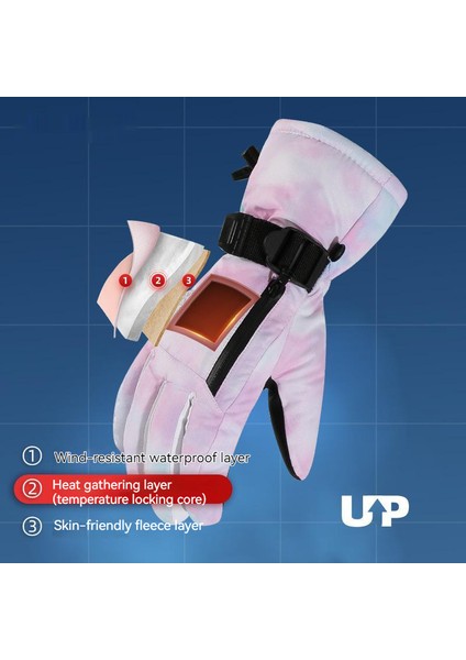 Kadın Kış Artı Kadife Kalın Eldivenler Sıcak Sürüş Açık Su Geçirmez Soğuk Kış Kayak Dağ Eldivenleri (Yurt Dışından) modelleri