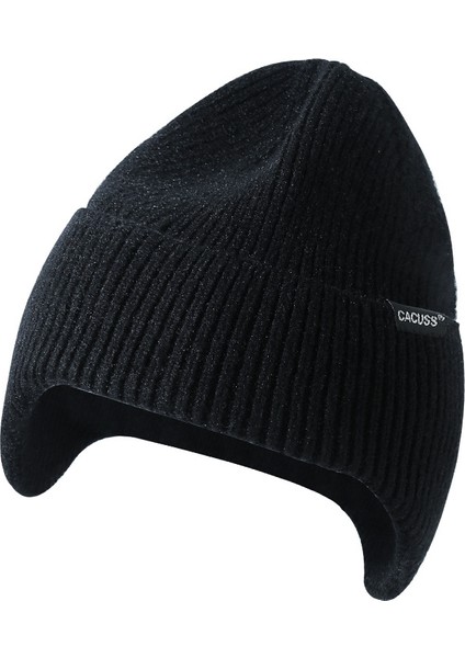 Sonbahar ve Kış Örme Şapka Yumuşak ve Rahat Kadın Sıcak Trend Vahşi Yün Şapka Erkek (Yurt Dışından)