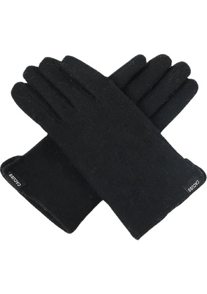 Eldivenler Sonbahar ve Kış Yeni Yün Erkek Sonbahar ve Kış Sıcak Örgü Moda Eldiven (Yurt Dışından)