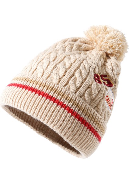 Kalın ve Kalın Sıcak Örme Şapka (Yurt Dışından)