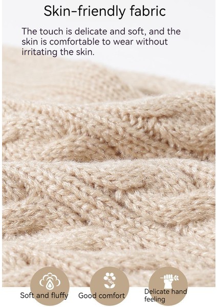 Kalın ve Kalın Sıcak Örme Şapka (Yurt Dışından) modelleri