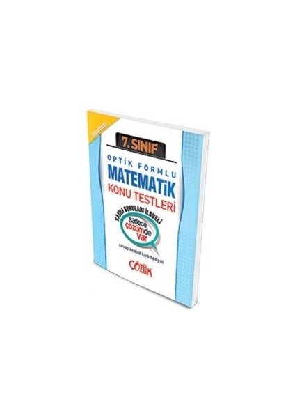 7. Sınıf Optik Formlu Matematik K.t