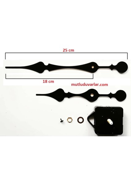 Büyük Boy Akrep Yelkovan Saniye Motor Uzun Şaftlı Askılı Motor fiyatları