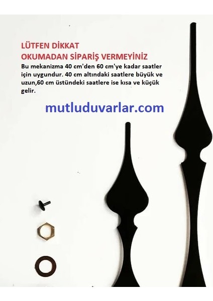 Büyük Boy Akrep Yelkovan Saniye Motor Uzun Şaftlı Askılı Motor fırsatları