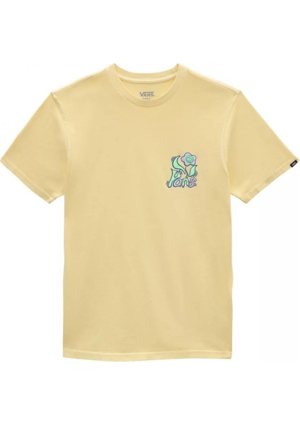 Peace Flower Ss Pale Banana Sarı T-Shirt