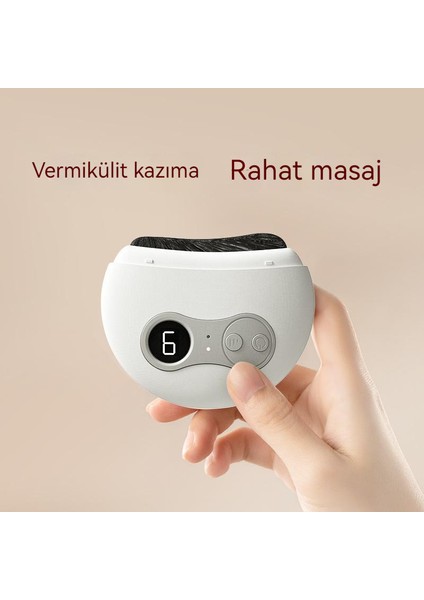 Qi Akıllı Taş Iğne Kazıma Plakası Ev Yüz Bakımı Elektrikli Kazıma Aleti Yüz Güzelliği (Yurt Dışından)