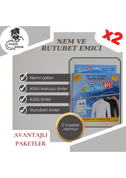 Nem Tutucu Rutubet Giderici Korozyon Önleyici (2 KUTU/4 PAKET)