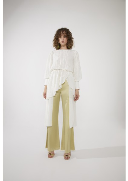 Asimetrik Volan Detaylı Gömlek 21118 fiyatları