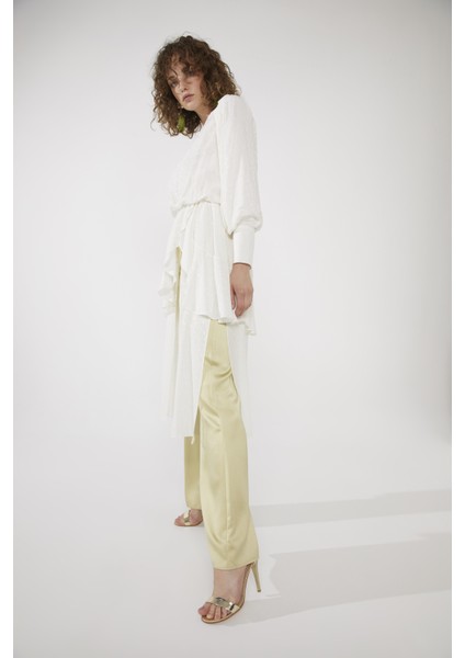 Asimetrik Volan Detaylı Gömlek 21118 modelleri