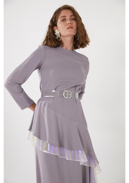 Volan Detaylı Elbise modelleri