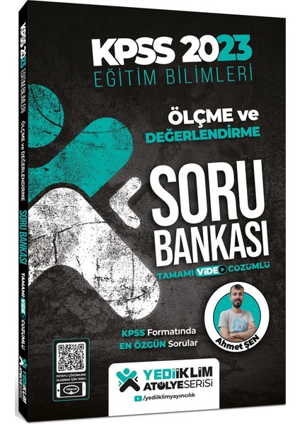KPSS 2023 Eğitim Bilimleri Ölçme ve Değerlendirme Tamamı Video Çözümlü Soru Bankası