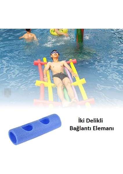 Havuz Makarnası Bağlantısı, Yüzme Makarnası Konnektörü Iki Delikli