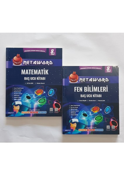 Mataword Serisi 8. Sınıf Fen Bilimleri + Matematik Soru Kitabı
