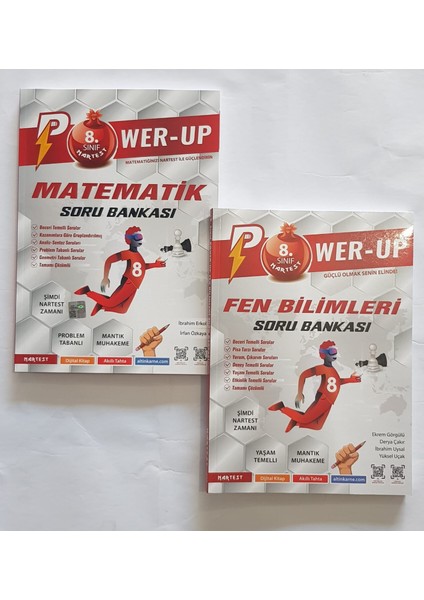 Power Up Serisi 8. Sınıf Fen Bilimleri + Matematiksoru Bankası