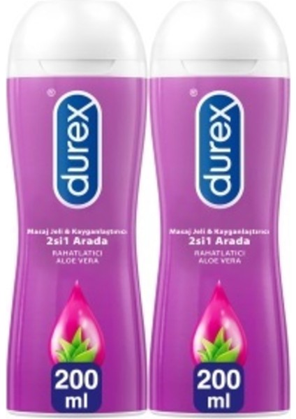 Aloe Vera Kayganlaştırıcı & Masaj Jeli, 200ml X 2