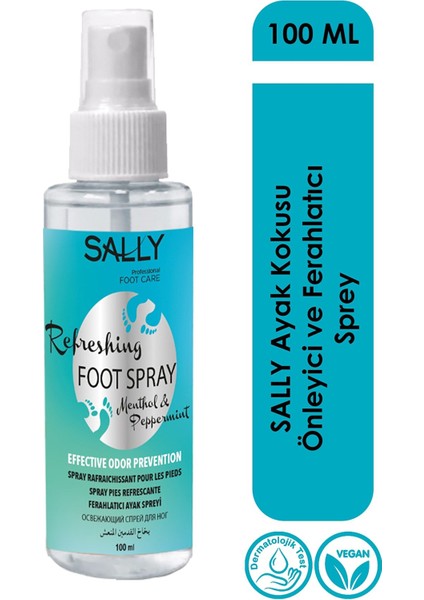 Ayak ve Ayakkabı Kokusu Önleyici ve Ferahlatıcı Sprey 100 ML