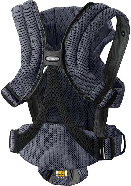 Balance Bliss Ana Kucağı Cotton Oyuncaklı & Kanguru Move 3D Mesh / Anthracite