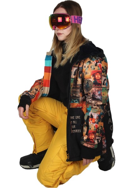 70's Fermuar SS7803 Unisex Kayak Montu, 1. Kalite Unisex Snowboard Montu modelleri