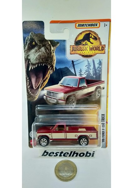 Ford F150 Truck 1986 Jurassıc World Matchbox 1:64 Ölçek Model Araba modelleri