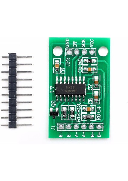 Roba HX711 Çift Kanal Ağırlık Sensör Modülü Basınç Tartı Load Cell 24BIT Adc 128X Kazanç Pga Yükseltici