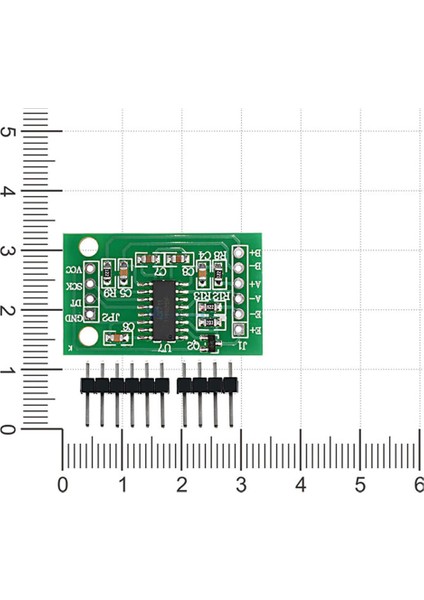 Roba HX711 Çift Kanal Ağırlık Sensör Modülü Basınç Tartı Load Cell 24BIT Adc 128X Kazanç Pga Yükseltici
