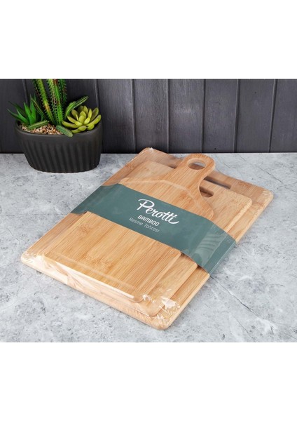 12943 Bamboo 3 Lü Kesme Tahtası