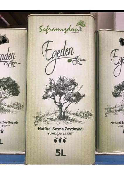 Kuzey Ege Soğuk Sıkım Sızma Zeytinyağı 5 Lt
