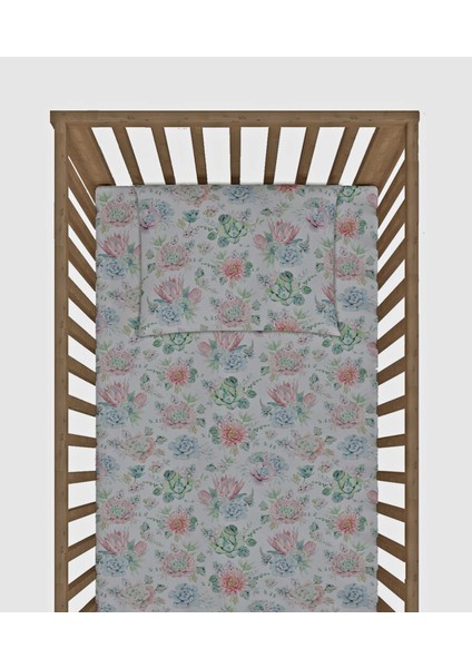 Succulent-Lastikli Çarşaf Takımı 70X130 indirimleri