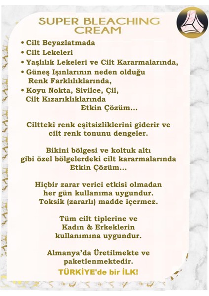 Süper ve Leke Kremi