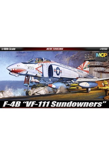 ''academy 12232 1/48 F-4b ''''VF-111 Sundowners'''' Uça