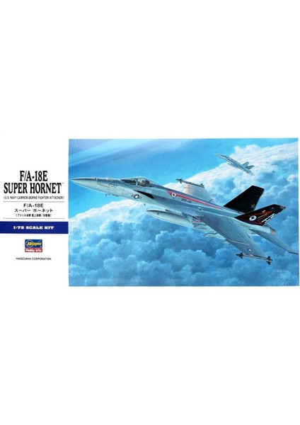 E19 00549 1/72 F/A-18E Super Hornet Savaş Uçağı Demonte Plastik Maketi