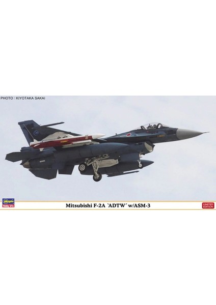 07465 1/48 Mitsubishi F-2A Adtw W/asm-3 Savaş Uçağı (Limited Edition) Demonte Plastik Maketi