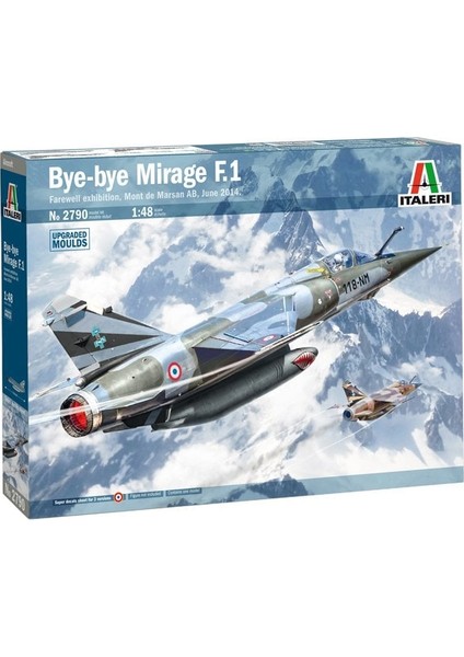 2790S 1/48 (Bye Bye) Mirage F1 Savaş Uçağı Demonte Plastik Maketi